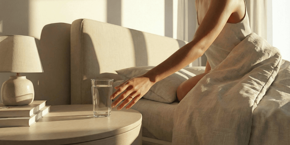 ดื่มน้ำตอนเช้า